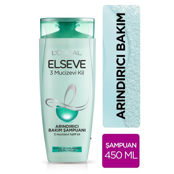 Elseve Mucizevi Kil Şampuan 450 Ml