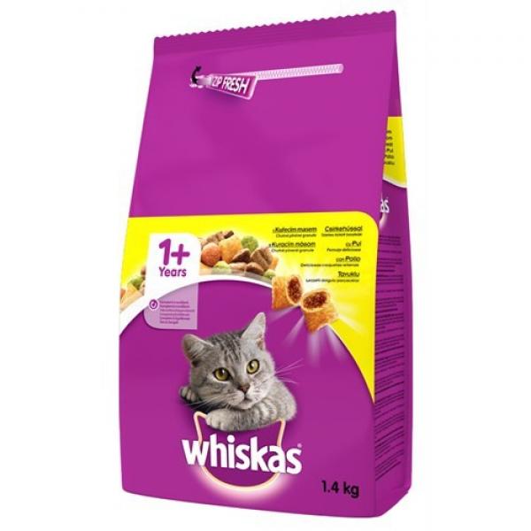 Whiskas Tavuklu ve Sebzeli Kuru Kedi Maması 1,4 Kg