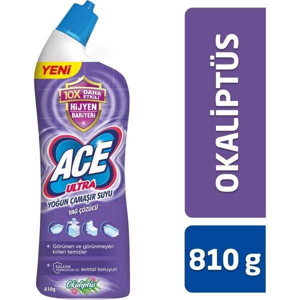 ACE Ultra Power Jel Kıvamlı Çamaşır Suyu Okaliptus 810 Gr