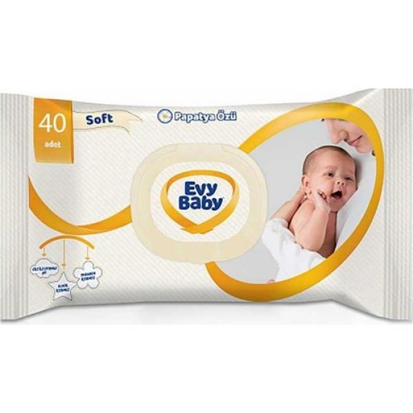 Evybaby Islak Havlu 40 Lı Soft