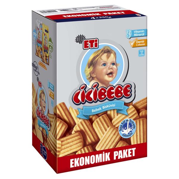 Eti Cicibebe Bisküvi 1000 Gr