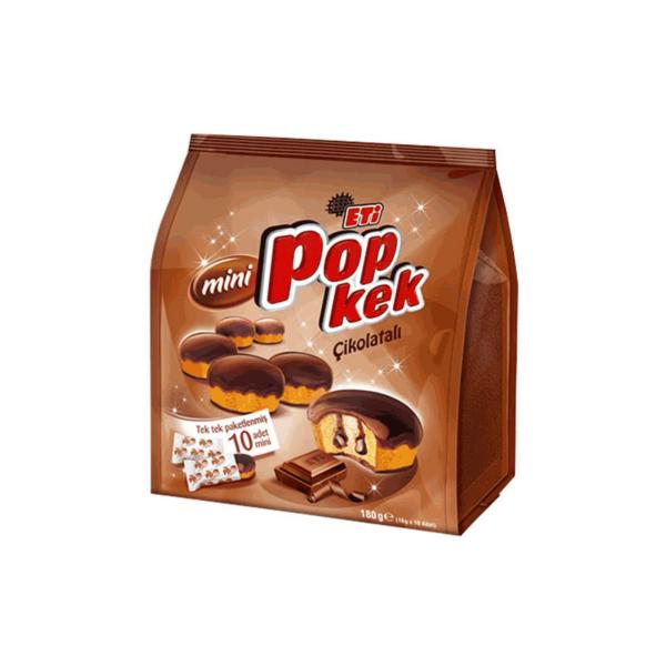 Eti Popkek Mini Çik Soslu Kakao Kaplamalı Kek 180 Gr