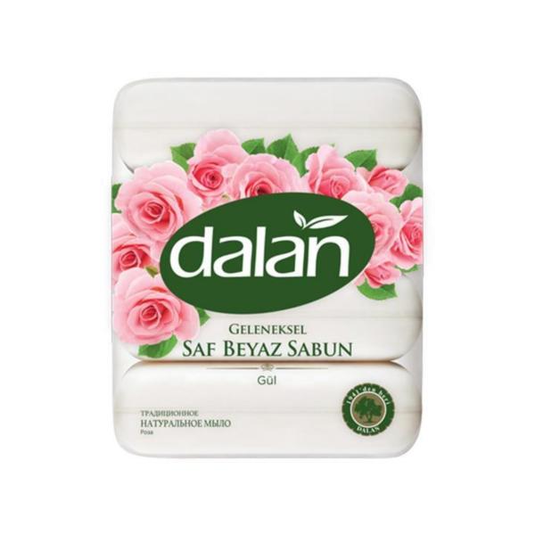 Dalan Beyaz Sabun Gül 4*70 Gr