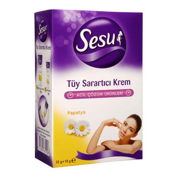 Sesu Tüy Sarartıcı Krem 18 Gr