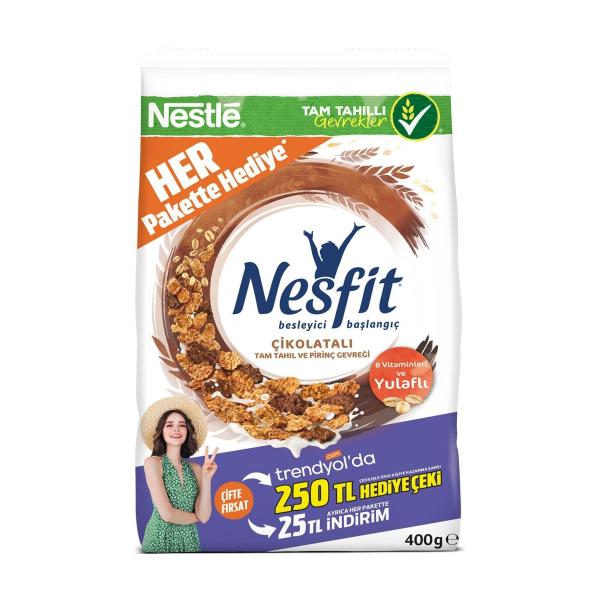 Nesfit Çikolatalı Gevrek 400 Gr