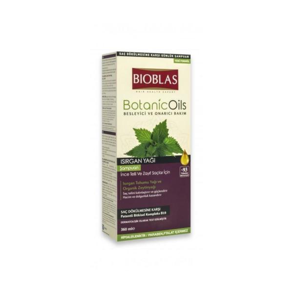 Bıoblas Botanıc Oıls İnce Telli Saç Isırgan 360 Ml